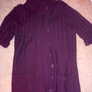 Short sleeve sweater